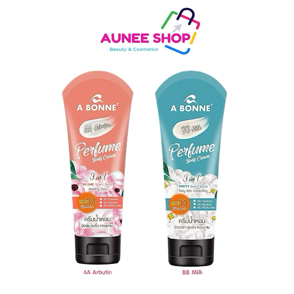 ส่งฟรี/มีไลฟ์ (หลอด)เอ บอนเน่ ครีมกันแดดน้ำหอม SPF30 PA+++ 200 กรัม