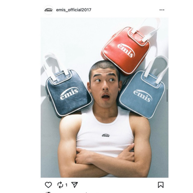 กระเป๋า Emis 2025 collection สีฟ้า