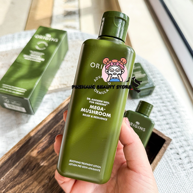 แท้💯💨ให้ความชุ่มชื้นและผ่อนคลาย Origins Mega-Mushroom relief & resilience soothing treatment lotion 200ml