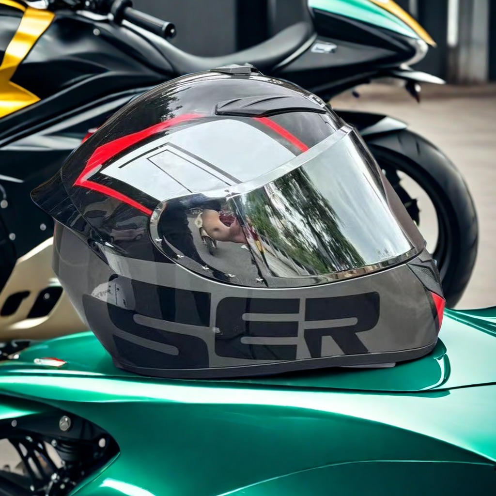 3C-certified motorcycle helmet, Qike full helmet, couple electric bike Bluetooth helmet, universal f