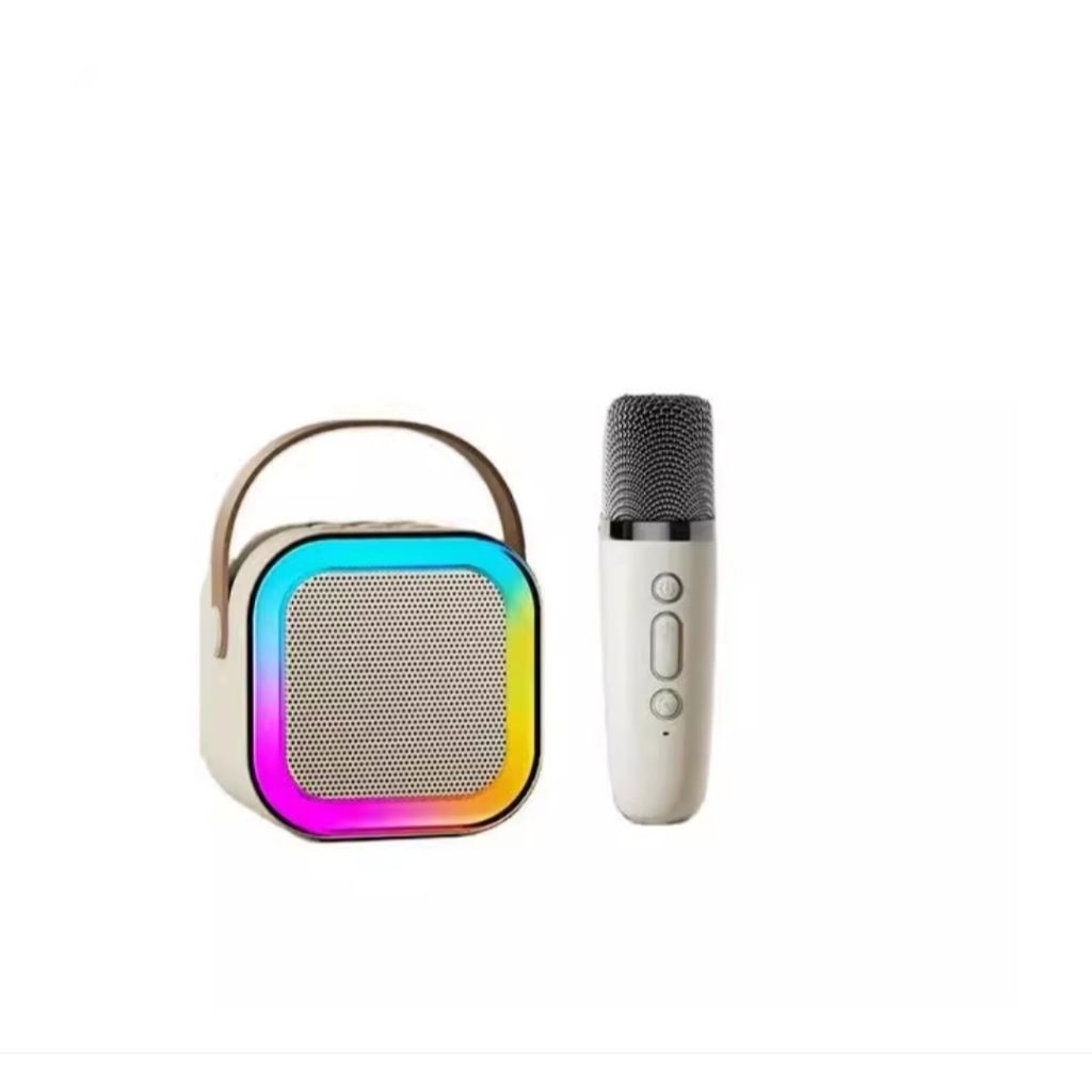 ชุดไมค์ + ลำโพงบลูทูธ K12