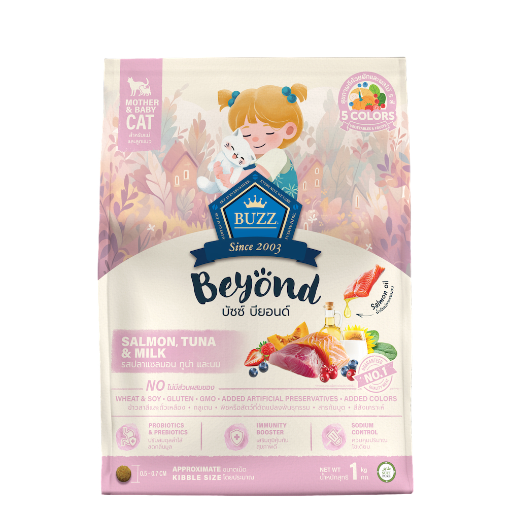 Buzz beyond อาหารแมวบัซซ์ บียอนด์ สำหรับลูกแมวและแมวโตทุกสายพันธุ์ ขนาดถุงละ 1 Kg - รูปที่ 7