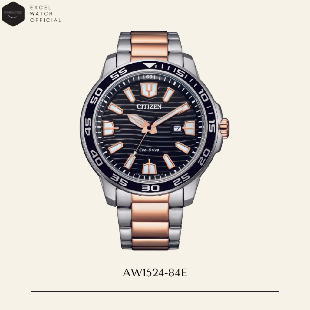 [ Excel Watch ]  CITIZEN นาฬิกาซิติเซน Sport Eco-Drive รุ่น AW1524-84E (ระบบโซลาร์)
