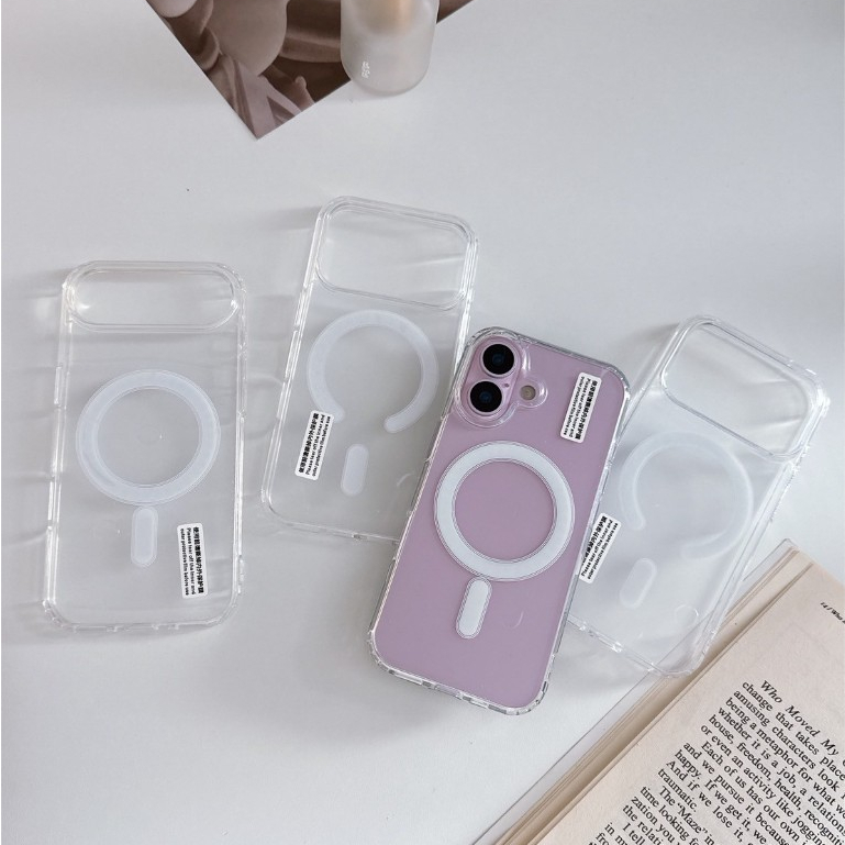 [i17] ส่งด่วน ⭐️ S1236 magneticv2 เคสใส เคสไอโฟน ชาร์จไร้สาย สำหรับ Iphone รุ่น 7-17Promax