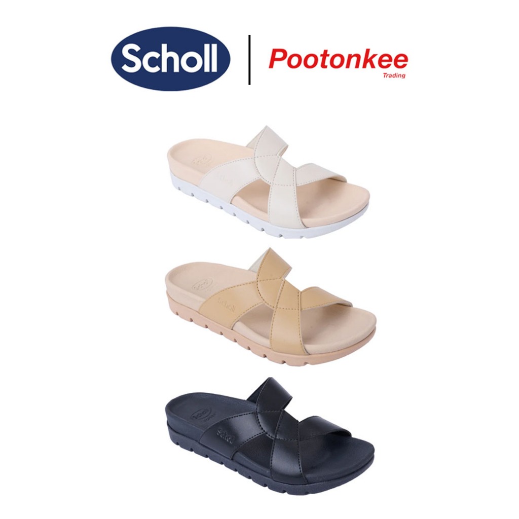 Scholl รองเท้าแตะ ผู้หญิง สกอลล์ แบบสวม รุ่น Love เทคโนโลยี Bioprint เพื่อสุขภาพ