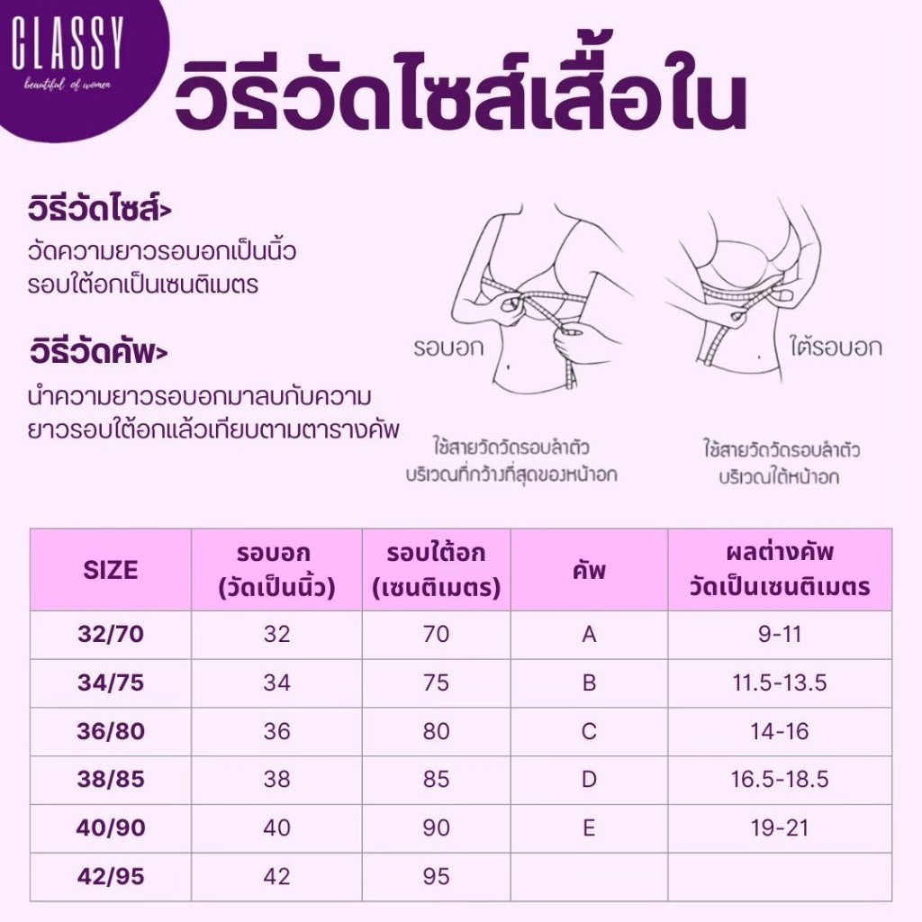 เสื้อในไม่มีโครง sister hood 1061 คัพB ตะขอหน้า ใส่สบาย ง่ายๆแค่ติดตะขอด้านหน้า - รูปที่ 6