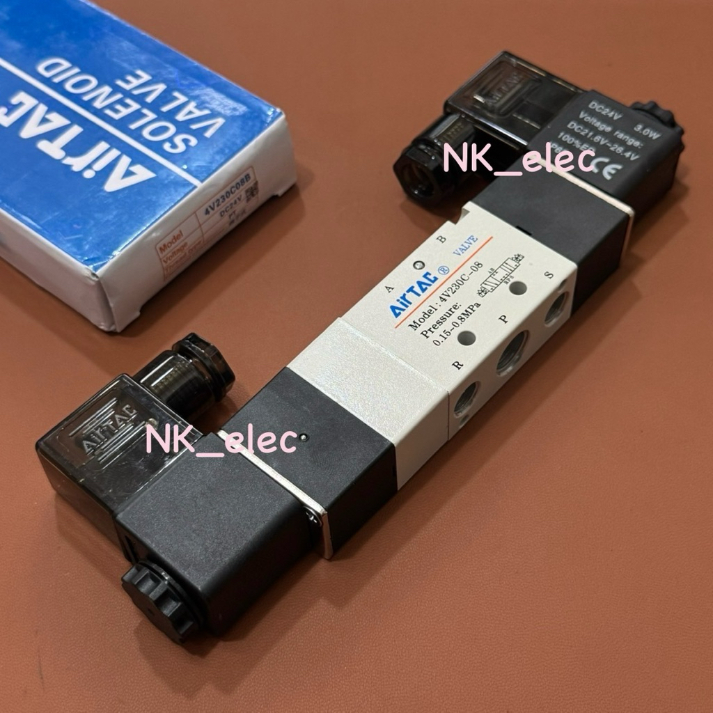 4V230C-08 / 4V230C08A - 24VDC 220VAC ✅AirTAC แท้✅ Solenoid โซลินอยด์ พร้อมส่ง🇹🇭