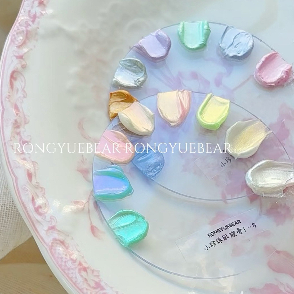 พร้อมส่ง🩶🫧Rongyuebear🧸สีเนื้อมุกครีมมี่