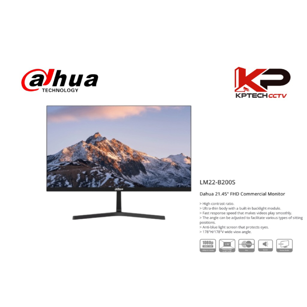 DHI-LM22-B200S จอแสดงผล Dahua 22นิ้ว