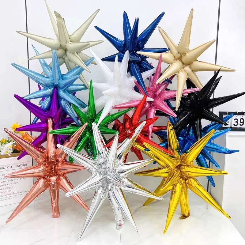 ลูกโป่งดาวกระจาย มี 4 สี ขนาด 28นิ้ว (ใช้ตกแต่งสถานที่) พร้อมส่ง❗️