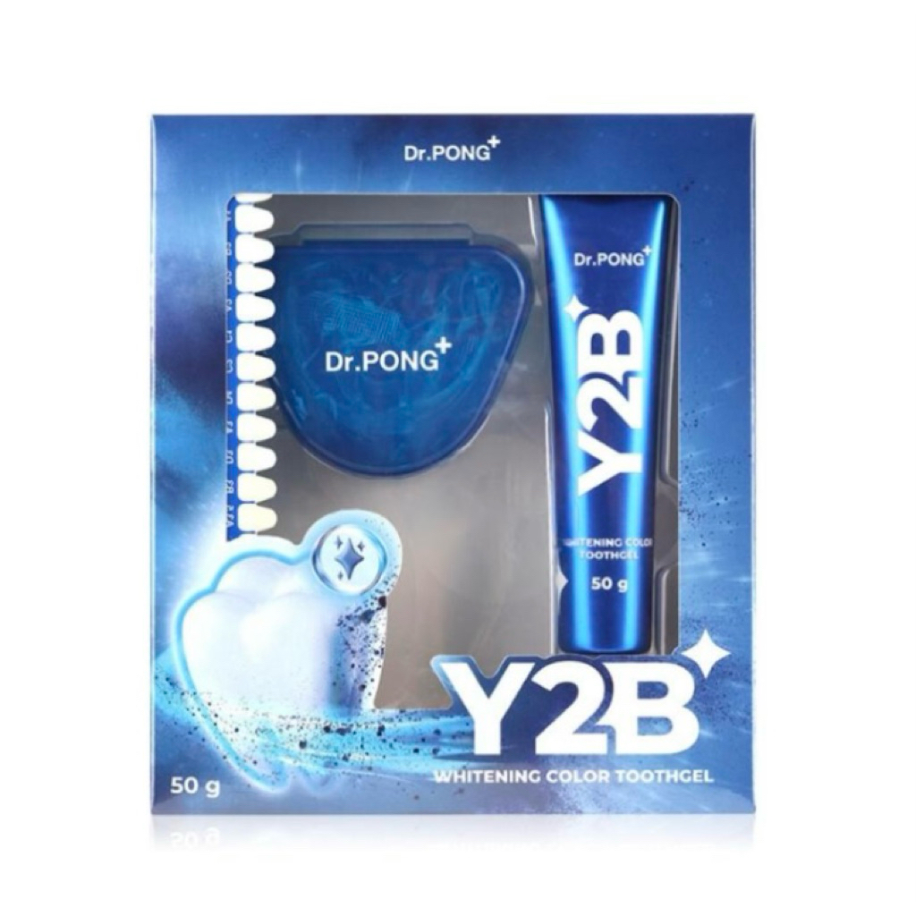 แท้💯% Y2B WHITENING COLOR SET ( TOOTHPASETE + TOOTH GEL ) ยาสีฟันฟอกฟันขาว