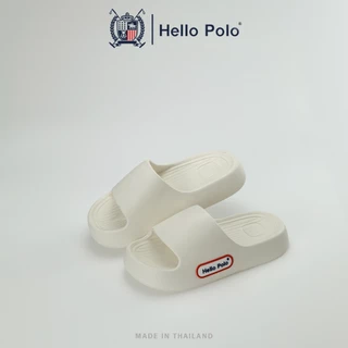 Hello Polo รองเท้าแตะผู้หญิง รองเท้าแตะแบบสวม พื้นหนา อ่อนนุ่ม วัสดุ EVA กันลื่นและทนทาน ดีไซน์เรียบง่าย UNISEX HP8058