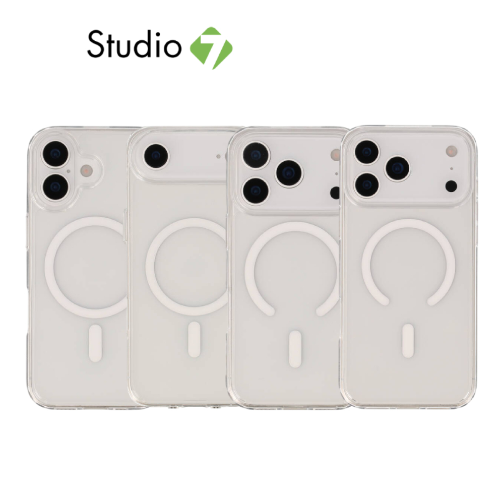 เคส QPLUS iPhone 17/Air/Pro/Pro Max Crystal Clear with Magnetic by Studio7