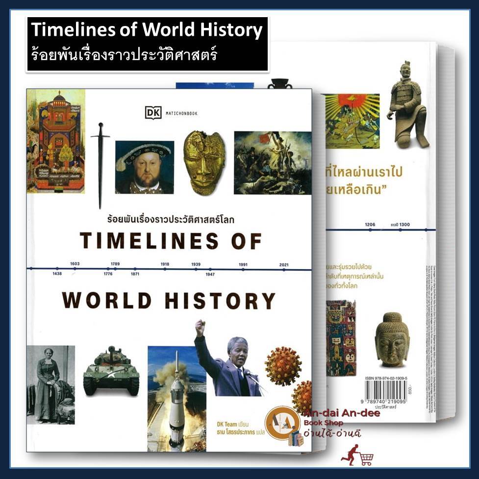หนังสือTimelines of World History ร้อยพันเรื่องราวประวัติศาสตร์ โลก บทความ สารคดี , ประวัติศาสตร์ #B