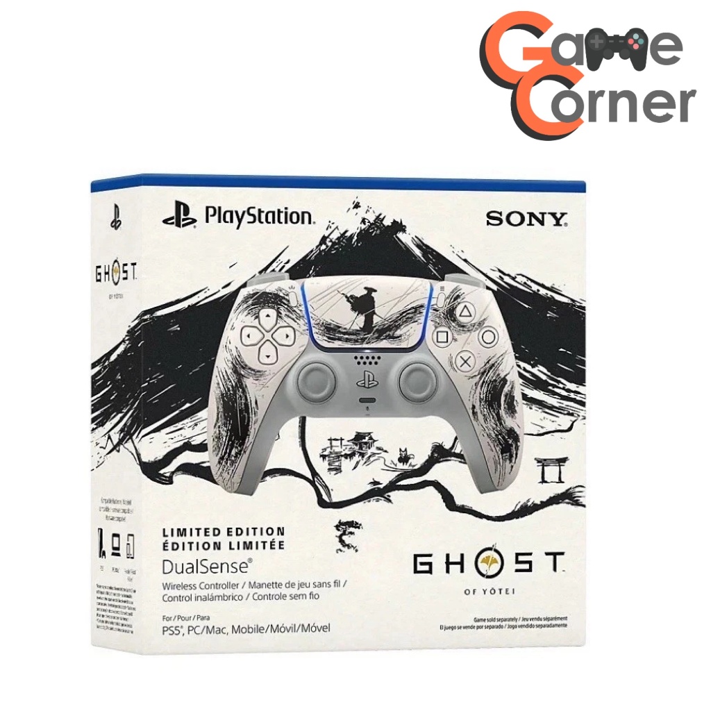 [Instock มีของพร้อมส่ง] PlayStation 5 DualSense Ghost of Yotei Black Limited Edition [JP] ของใหม่ มื