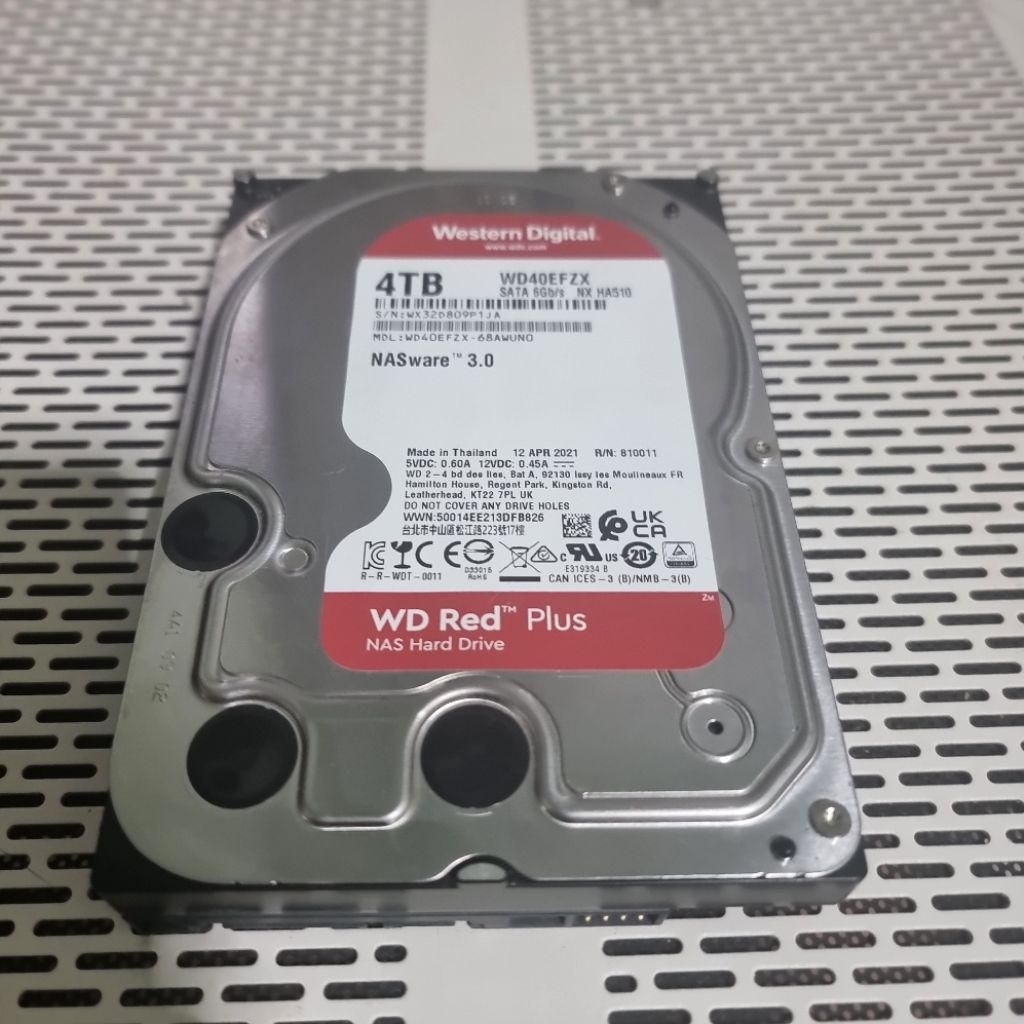 WD Red 4TB มือสอง NASware3.0