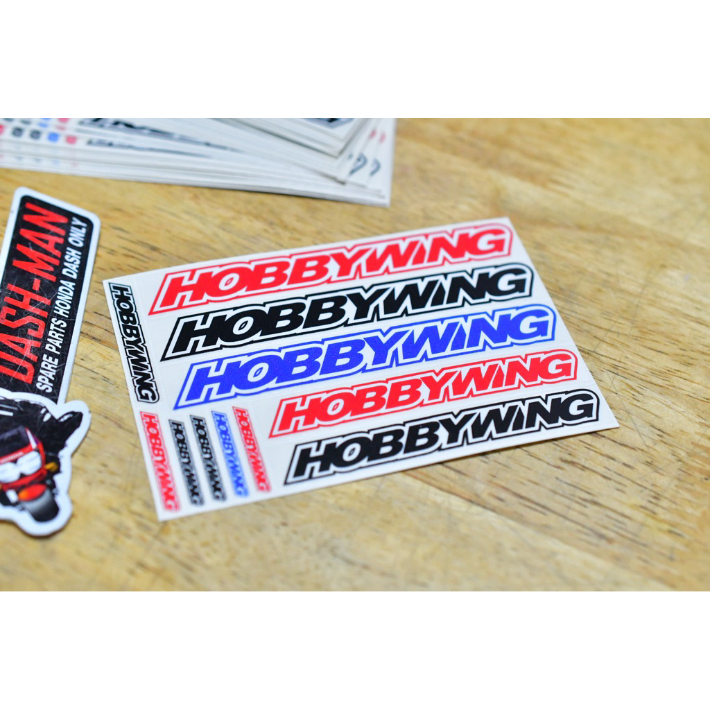 สติกเกอร์ HOBBYWING ติดรถบังคับ