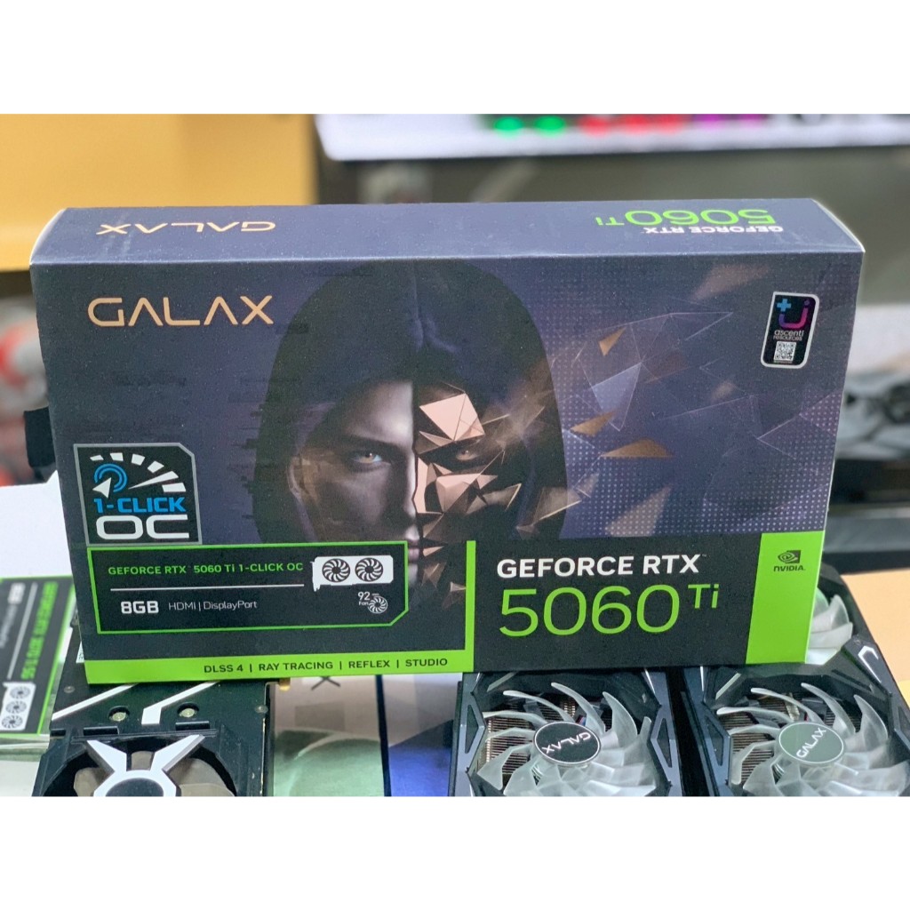 การ์ดจอ RTX 5060 Ti GALAX 1-Click OC มือสอง | รุ่นใหม่ แรง คุ้ม เล่นเกมลื่น ประกันศูนย์เต็ม
