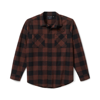 เสื้อเชิ้ตแขนยาว MEN'S BAR & SHIELD BUFFALO CHECK FLANNEL - …