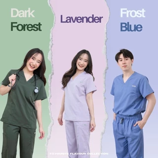 ชุดสครับขาตรง (ไม่ปักชื่อ) Scrubs STAT รุ่น Favourite Flavour Collection ชุดหมอ แพทย์ พยาบาล คลินิก