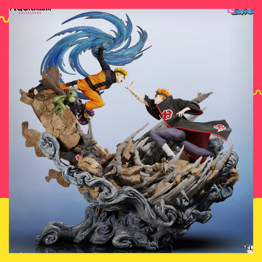 ❤สินค้าพร้อมส่ง❤ Naruto VS Pain ELITE Fandom Statue : Figurama Collectors (Licensed)