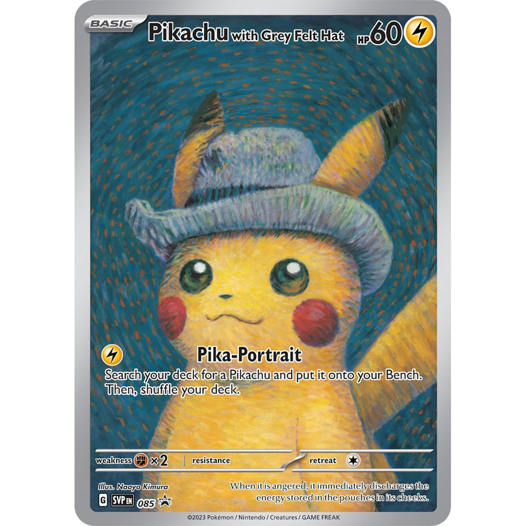 Card Van Gogh Pikachu