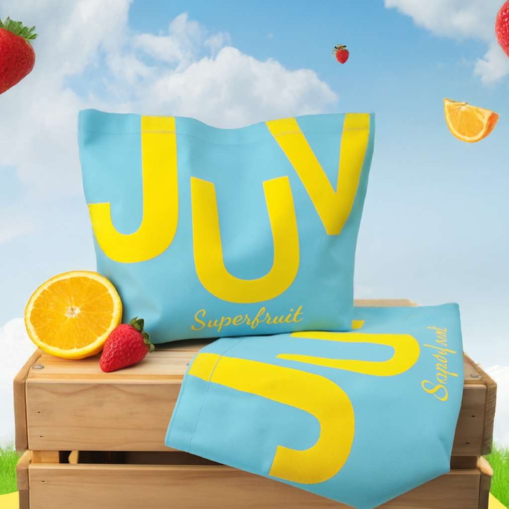 [สินค้า GWP ห้ามกดสั่งซื้อ]JUV Glow's Bag   กระเป๋าอเนกประสงค์ กันน้ำได้  ขนาดกว้าง 14 นิ้ว * สูง 10 นิ้ว