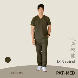 PAT-MED LX Neutral Scrubs Sets Top & Pants for Male ชุดสครับแพทย์ พยาบาล (ไม่รวมปักชื่อ)