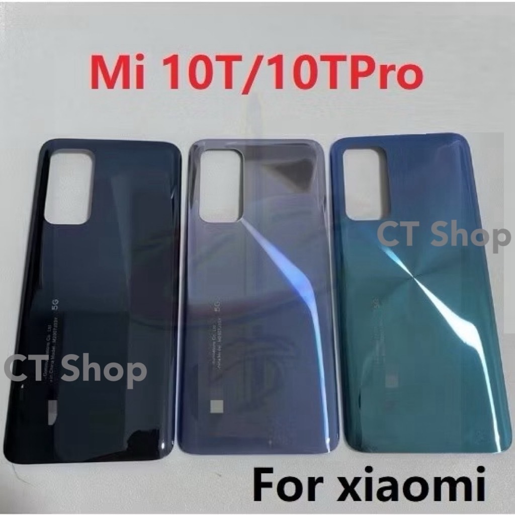 ฝาหลังพร้อมกาวสําหรับ Xiaomi Mi10T/Mi10t Pro