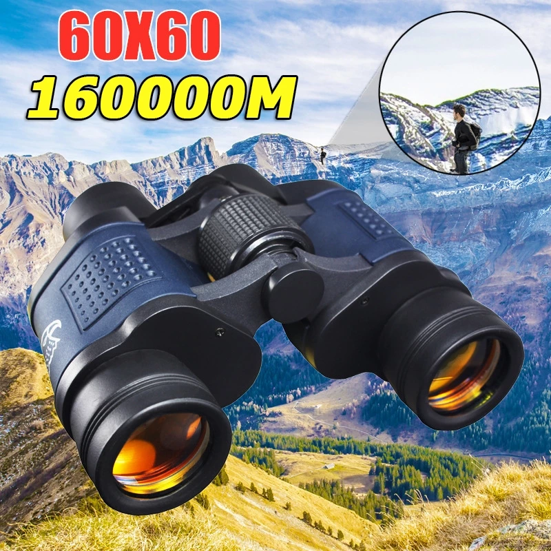 60x60 3000 เมตร HD กล้องส่องทางไกลที่มีประสานงานกล้องโทรทรรศน์สำหรับการล่าสัตว์ที่มีแสงน้อยคืนวิสัยทัศน์กล้องโทรทรรศน์