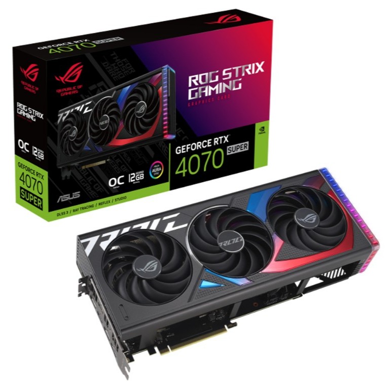 ASUS ROG STRIX RTX4070 SUPER GAMING OC 12GB GDDR6X