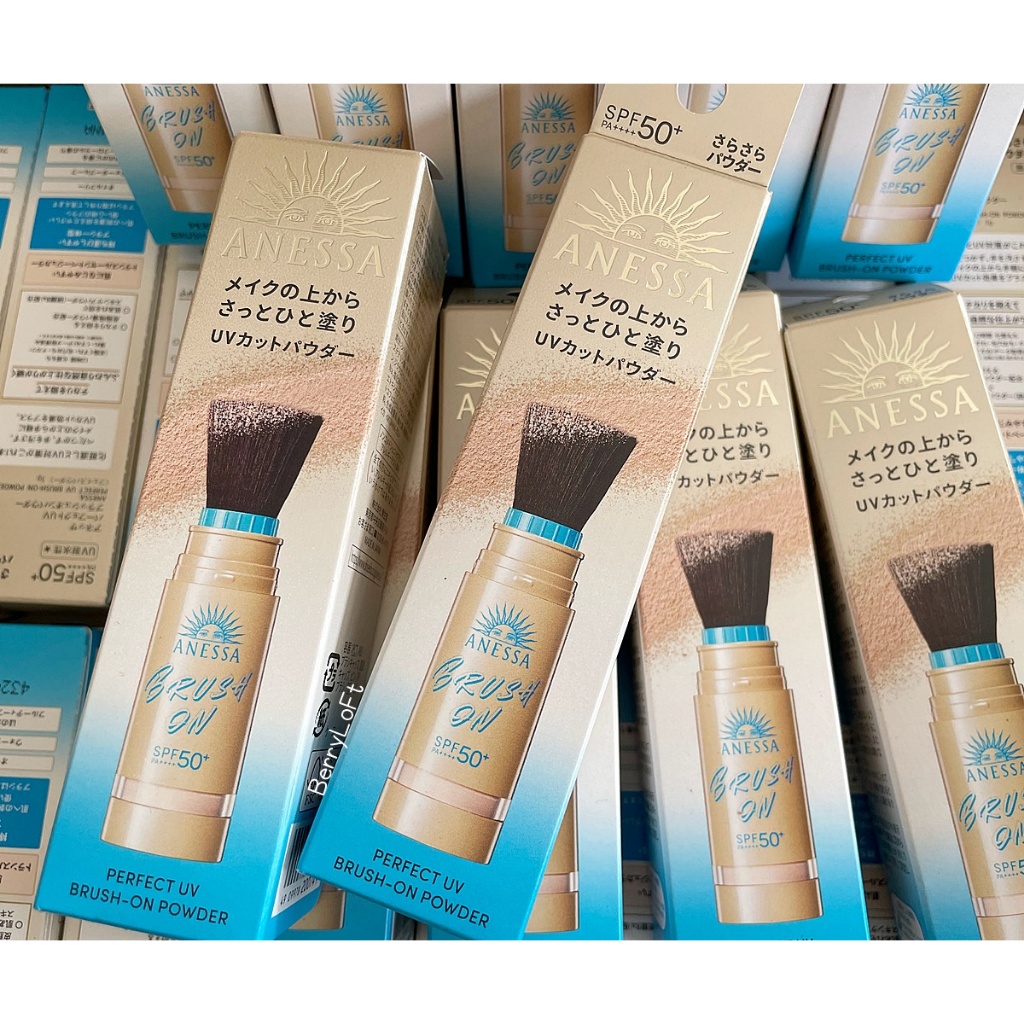 ผลิตปี 2025 !! พร้อมส่ง !! แป้งกันแดด ANESSA Perfect UV Brush-on Powder SPF50+ PA++++
