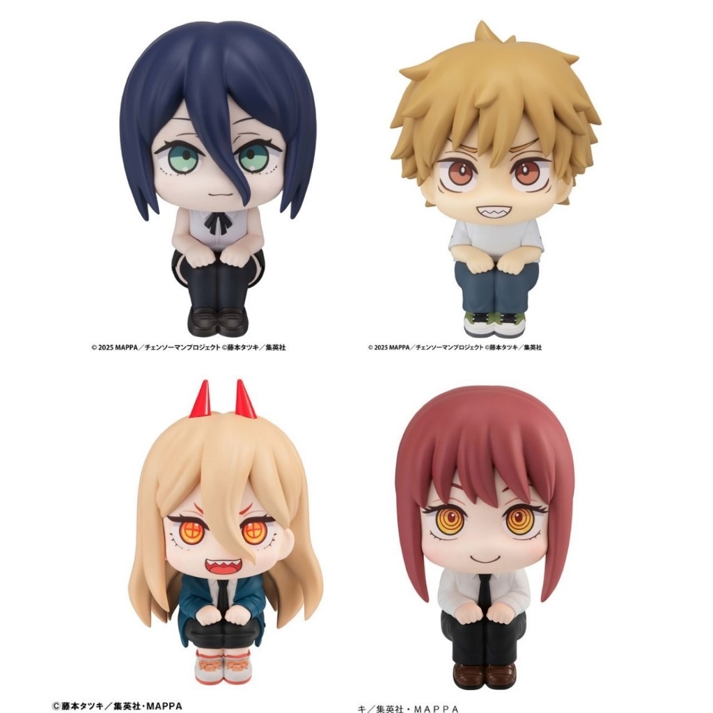 (🔴PRE-ORDER) LookUp Chainsaw Man Power & Makima & Reze & Denji Clothes Ver. Complete Figure นั่งจ๋อง