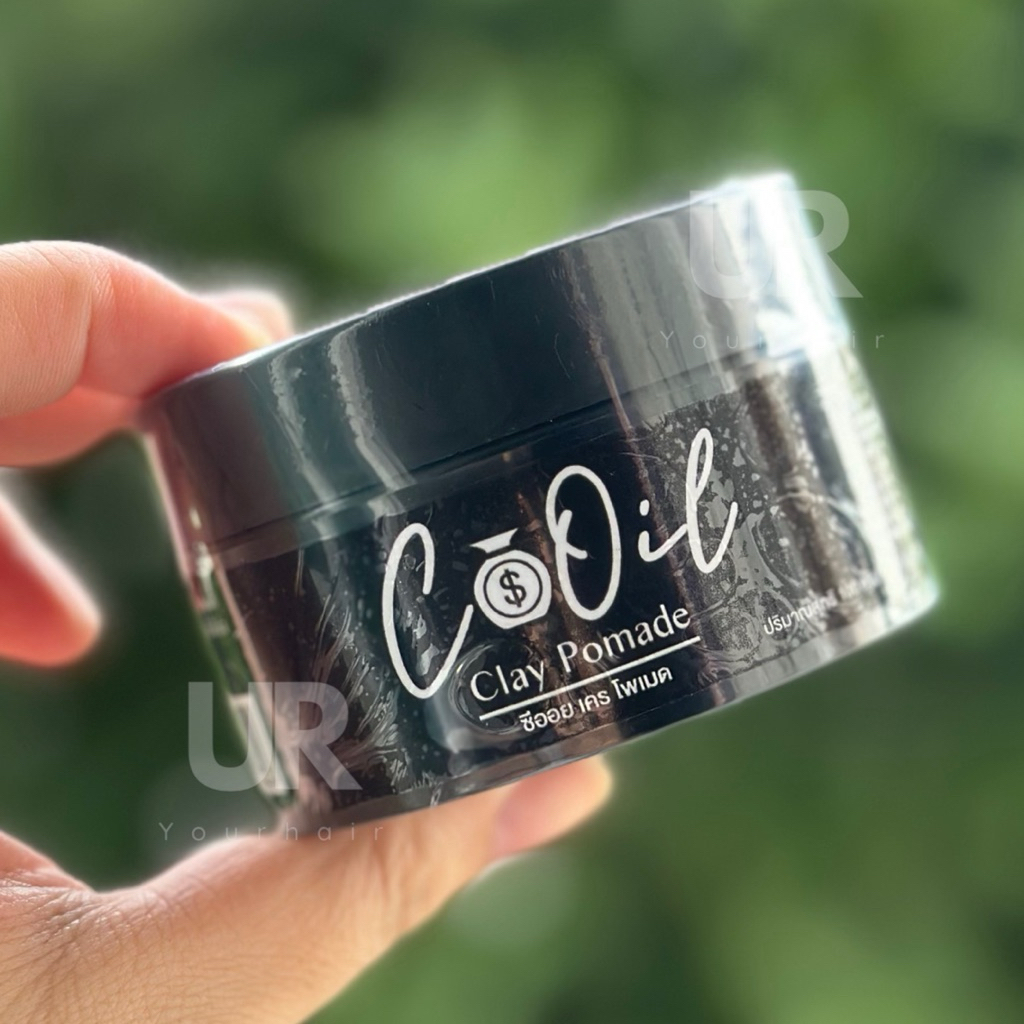 (ของแท้/สินค้าพร้อมส่ง) C-Oil Clay Pomade ผลิตภัณฑ์จัดแต่งทรงผมเนื้อด้าน ล้างออกง่าย