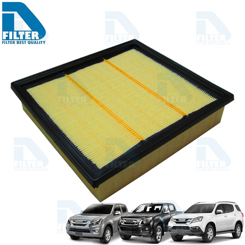 D Filter กรองอากาศ ใช้สำหรับ Isuzu อีซูซุ All New D-Max ดีแม็ก,Mu-X 2012-2016 (2.5),D-Max 2017-2019 (1.9) (DA323N)