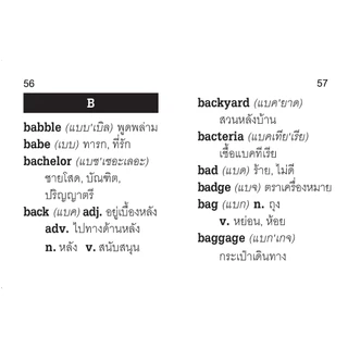 NANMEEBOOKS หนังสือ พจนานุกรมจิ๋ว อังกฤษ-ไทย ภาษา