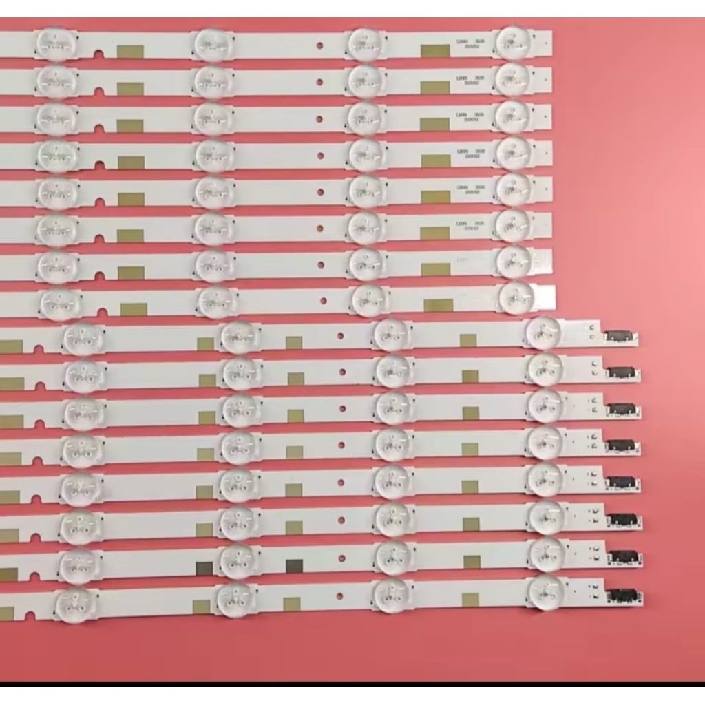 Samsung 50 TVแถบไฟแบ็คไลท์ LED 16 ชิ้นสำหรับ UE50JU6800 UE50JU6850 UE50JU6800K UA50JS7200 UE50JU6870