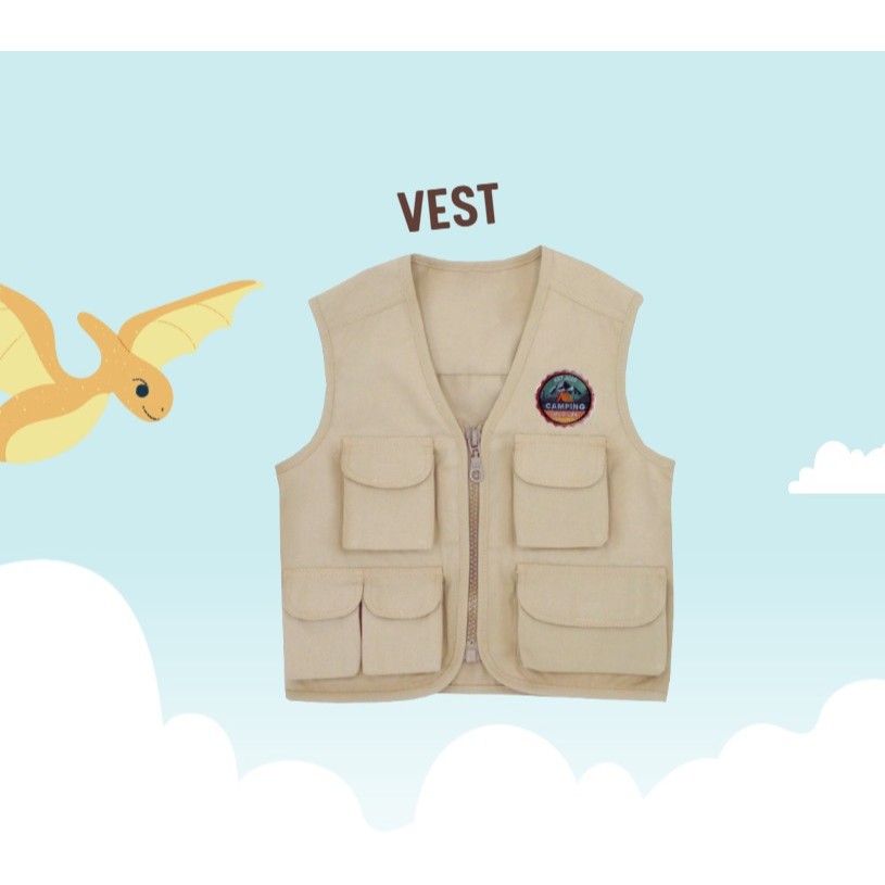 Dinotrail by Lepin เสื้อกั๊กเด็ก