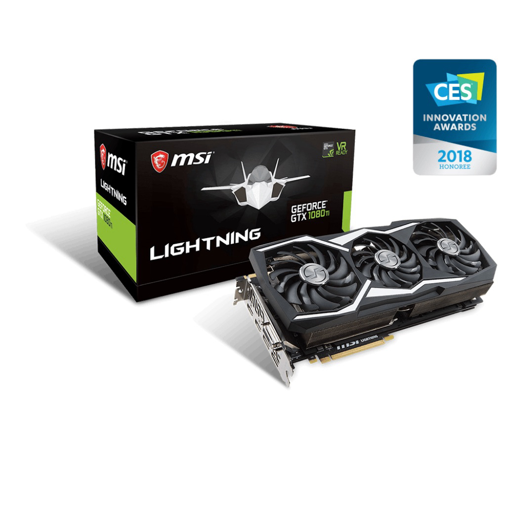 VGA (การ์ดจอ) MSI GTX 1080 TI LIGHTNING Z 11GB พร้อมส่ง