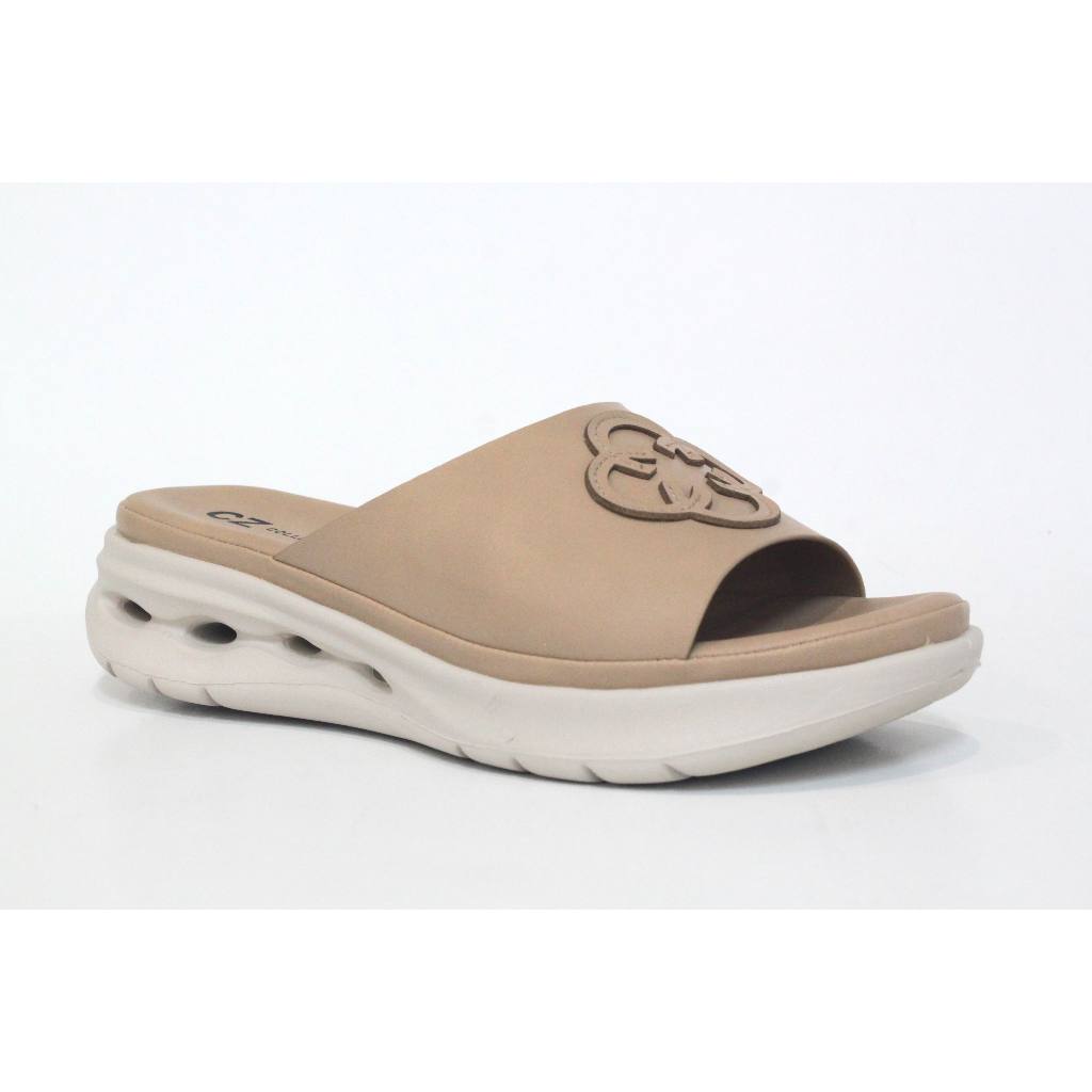 รองเท้าแตะแฟชั่น สีเบจ CZ COLLECTION 58-031