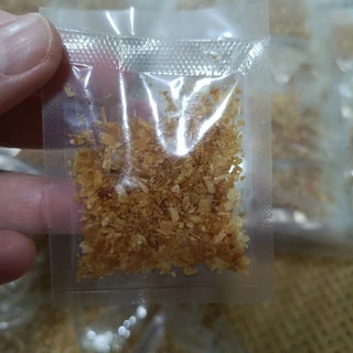 กระเทียมเจียว (แพ็ค 100 ซอง) เจียวใหม่ หอมกรอบ เกรด A กระเทียมเจียวแท้ 100%
