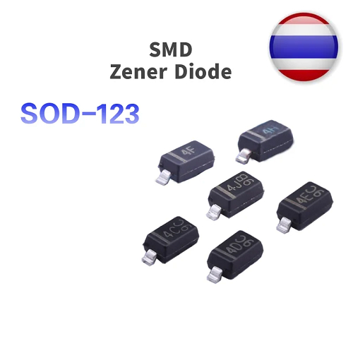5pcs MM1Z56V 6D MM1Z62V 6E MM1Z75V 6H SOD-123 Zener Diode