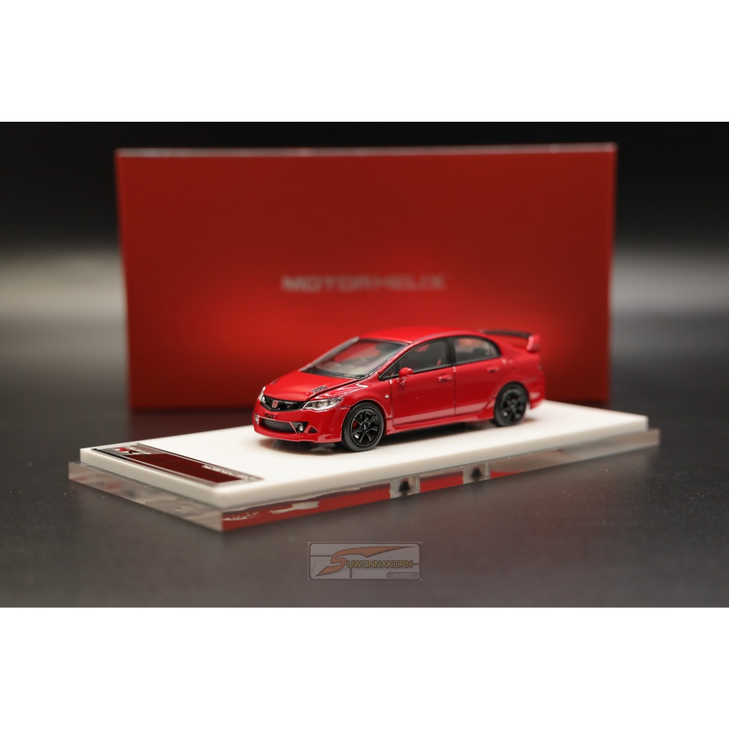 MOTORHELIX  1/64 Honda Civic (FD2) Mugen RR Milano red