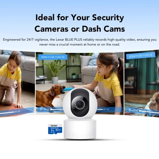 Lexar MicroSD Card BLUE PLUS 32GB (ไมโครเอสดีการ์ด) R100MB/s1 (LMSBLPL032G-BNANG) For Smartphones, Tablets Action Camera