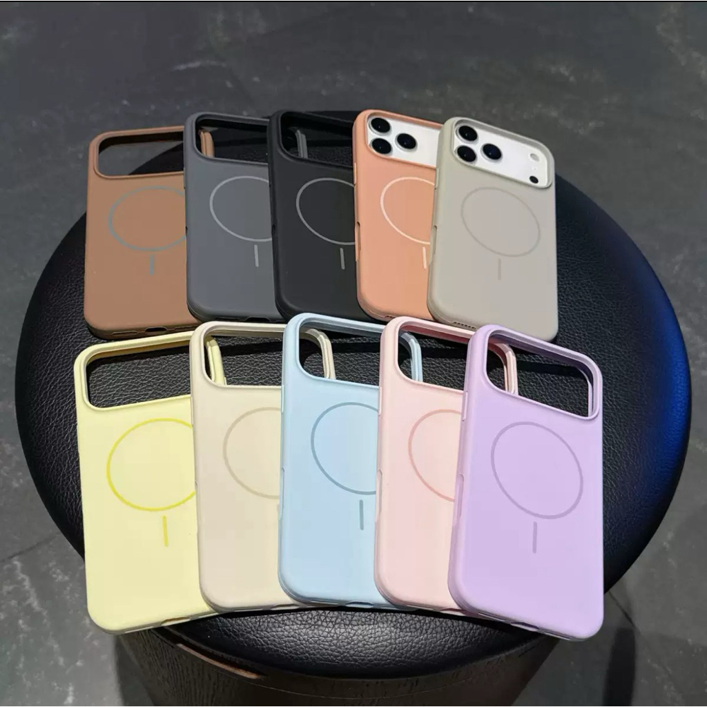 (มีส่งด่วน!)เคสไอโฟน 17 มีแม่เหล็กสีสวย สีพลาสเทล ไอโฟน 17 / Air / 17 Pro / 17 Promax