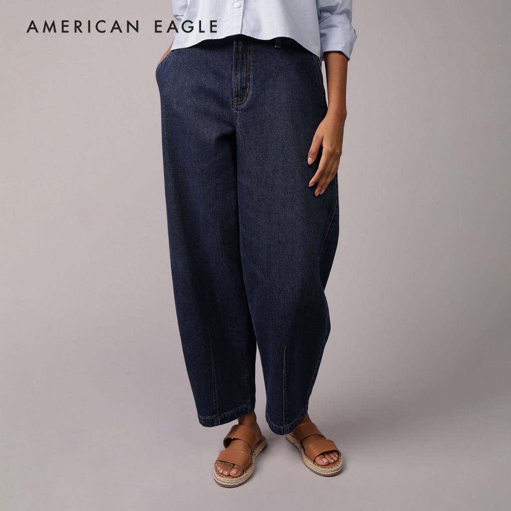 American Eagle Stretch Barrel Jean กางเกง ยีนส์ ผู้หญิง บาร์เรล (WBR 043-5690-052)
