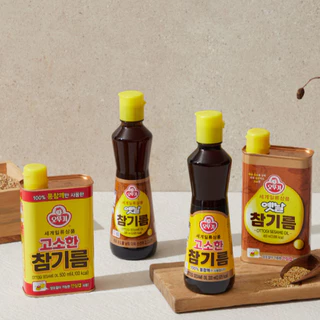โอโตกิ น้ำมันงาเกาหลี 3ไซส์ OTTOGI [OTOKI] SESAME OIL 오뚜기 고소한참기름