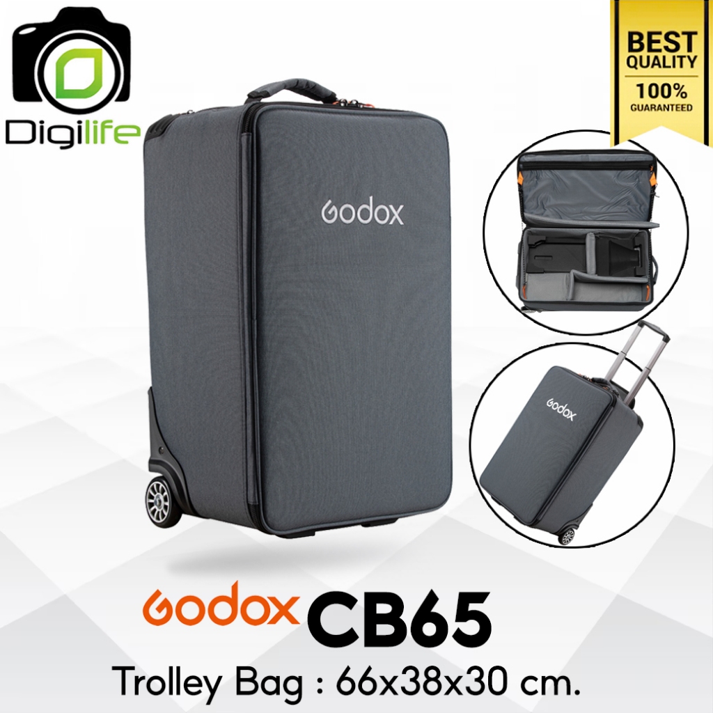 Godox Bag CB65 Trolley Bag For Camera, Flash, LED, Accessories กระเป๋าล้อลาก สำหรับ กล้อง และ อุปกรณ