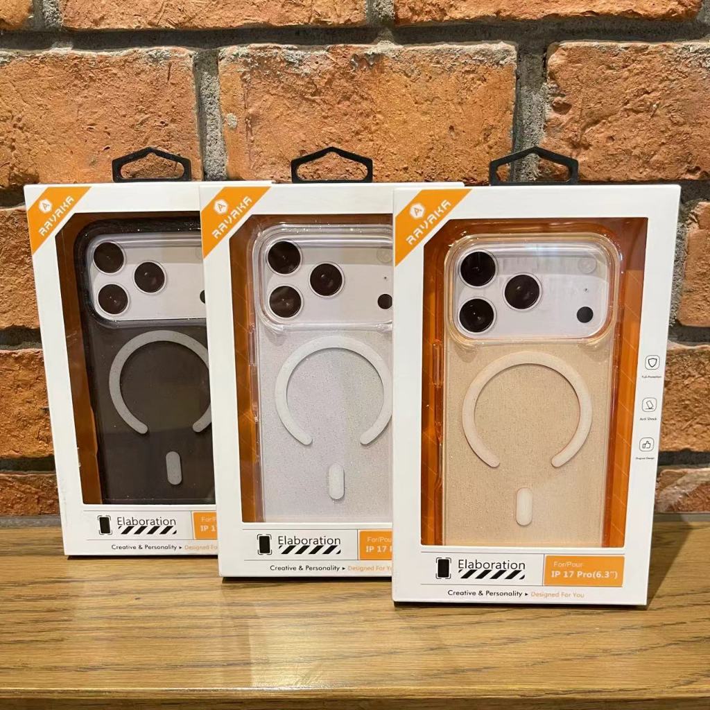 JH Ravaka Case กากเพชร แม่เหล็กกันกระแทกอย่างดี สำหรับ I Phone สำหรับ 17 pro max / 17 pro /17 / Air 