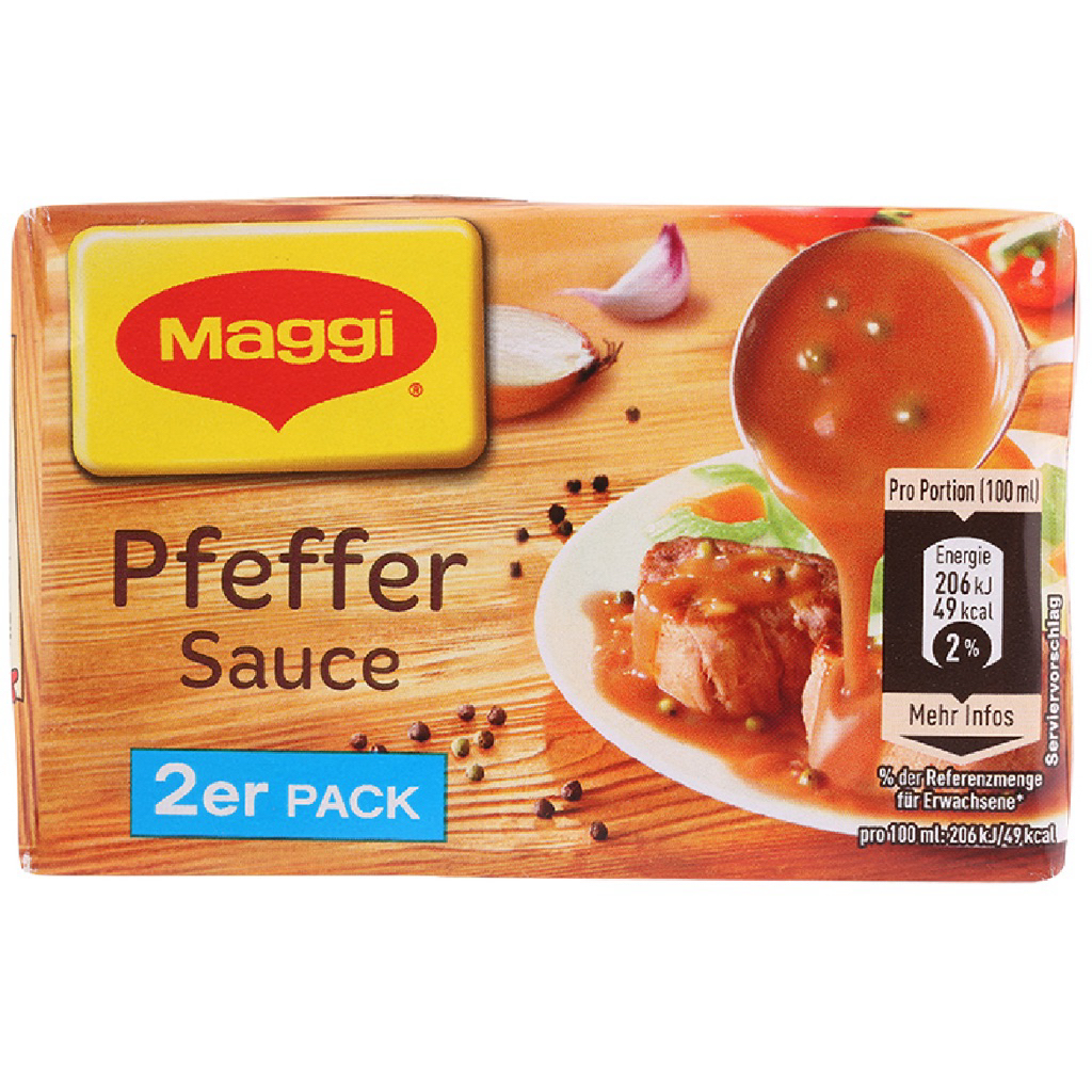 Maggi Pfeffer Sauce Gravy Mixed 26g/Maggi Pfeffer Rahm Sauce 27g/Maggi Hollandaise Sauce 33g/Waldpil